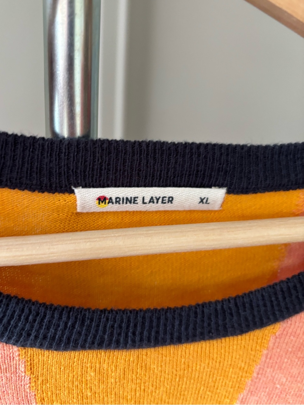 Marine Layer Sunset Icon Sweater 100% Cotton Crewneck Size XL - Picture 4 of 8